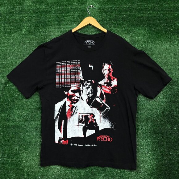 American Psycho Think My Mask of Sanity is About to Slip T-Shirt Size Large - Picture 1 of 4